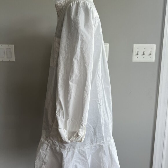 Tuckernuck White Cotton Poplin Callahan Shirt Dress Size Large - Picture 4 of 7